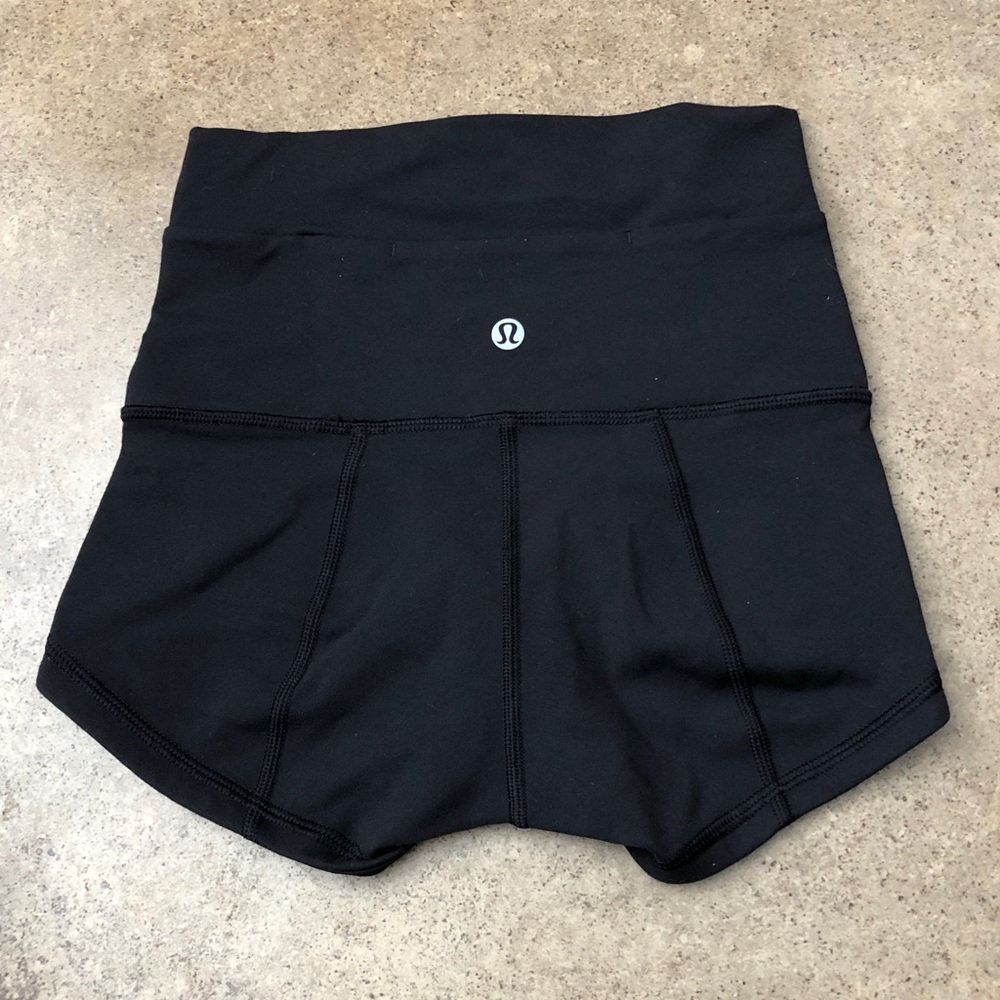 Black Lululemon Shorts size 2